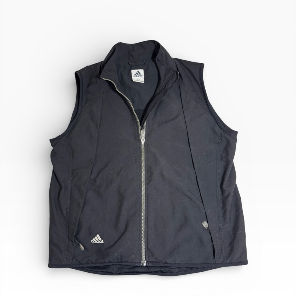 Adidas Climashell Wind Full Zip Vest Size Small Women’s Zip Pockets Windbreaker